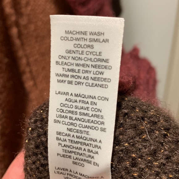 CHICO'S COLOR BLOCK LONG CARDIGAN - Picture 14 of 14